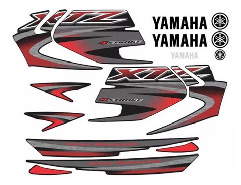 Kit Adesivo Yamaha Xtz Preta Parcelamento Sem Juros