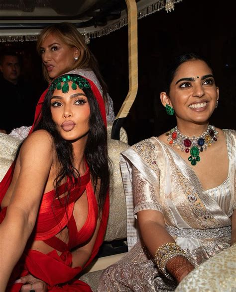 Kim Kardashian Shares Pics From Ambani Wedding Kim Kardashian Latest