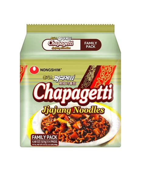 Nongshim Chapagetti Noodles With Chajang Black Bean Sauce- 4 Packs, 4. – Oishi Snacks