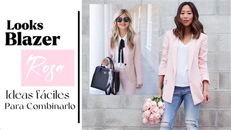 Introducir 75 Imagen Outfit Blazer Rosa Palo Abzlocal Mx