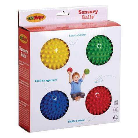 Textured Sensory Ball Set 4 inch - Bumpy Sensory Balls