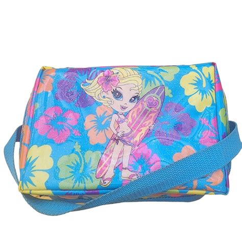 Vintage Lisa Frank Cassie Surfer Girl Flower Insulated Soft Etsy