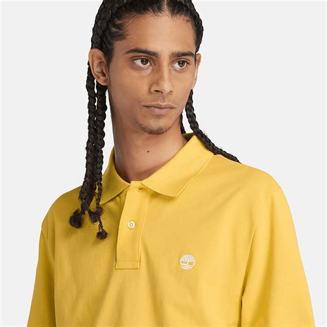 Millers River Piqué Polo Shirt For Men In Light Yellow