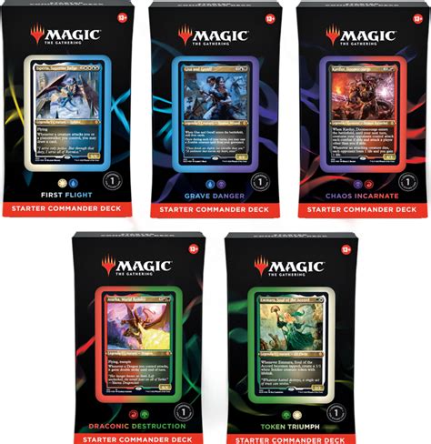 Magic The Gathering Commander Starter 2022 Set Of 5 Decks