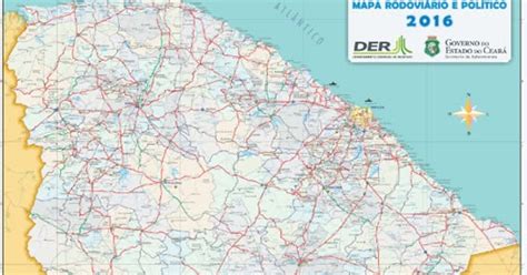 DER LANÇA NOVO MAPA RODOVIÁRIO 2016 O mapa está no site do DER