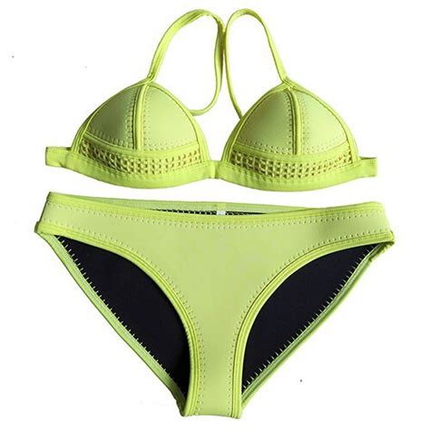 Neoprene Crochet Bikini Set Crochet Bikini Set