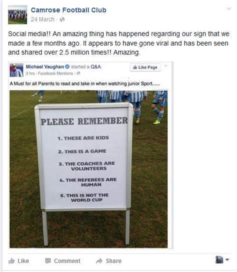 Welsh Football Club Receive Facebook Support From Grassroots Respect