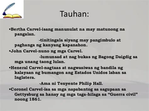 Kilalanin Ang Mga Tauhan Sa Akda Bigyan Ito Ng Kahalintulad Mga Paksa