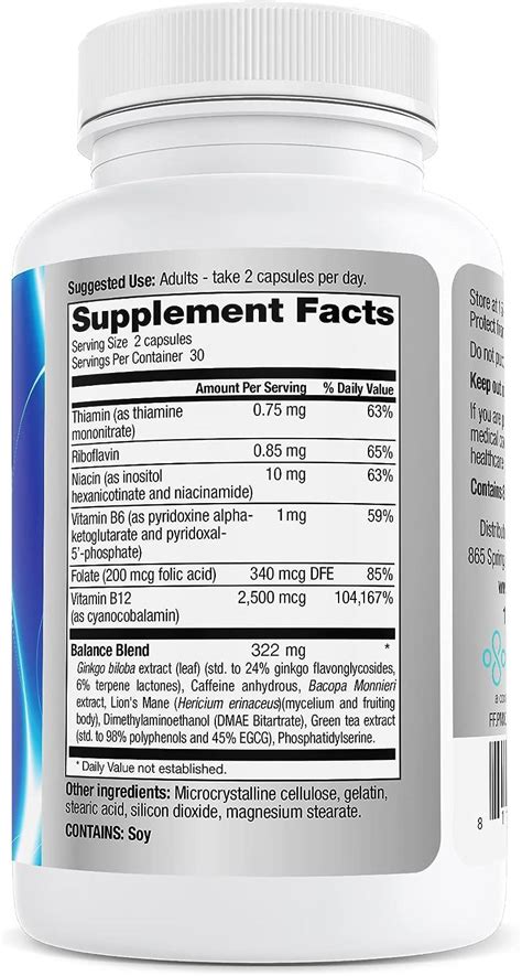 Focus Factor Pro Max Nootropic Ct Brain Supplement For Memory