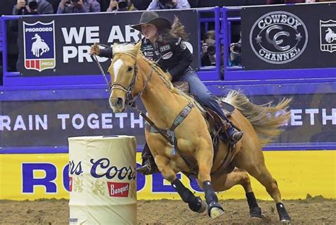 Nfr Barrel Racing Round 3 Recap Sister Strikes Again Horse Nation