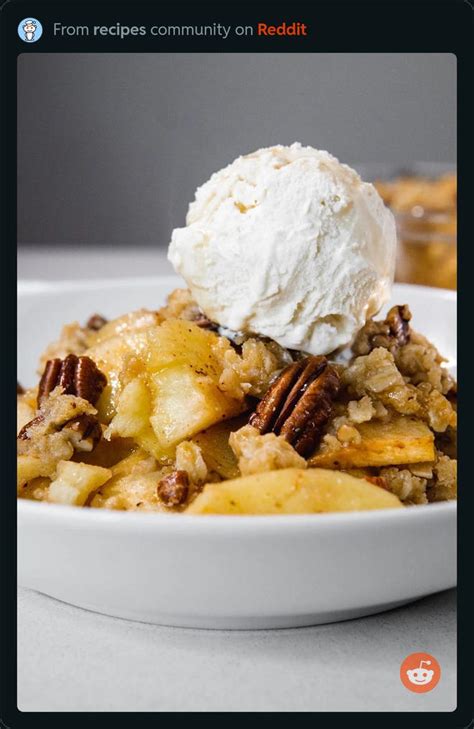 【simple Maple Pecan Apple Crisp 枫叶苹果麦脆的做法步骤图】rl1368 下厨房