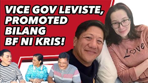 Vg Leviste Promoted Bilang Boyfriend Ni Kris Aquinosino Ang Vice Gov