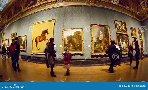 Paintings In National Gallery Of London Editorial Photography Image