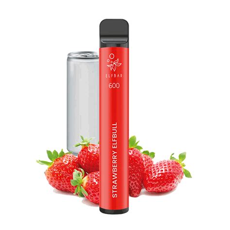 X Elfbar Elfergy Strawberry Nikotinfrei Vapestore De