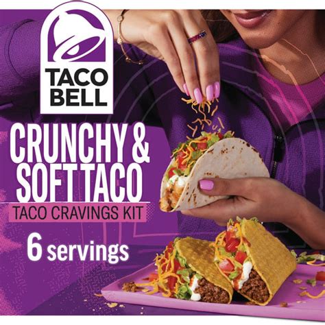 Publix Taco Bell Taco Dinner Kit With Soft Tortillas Crunchy Taco