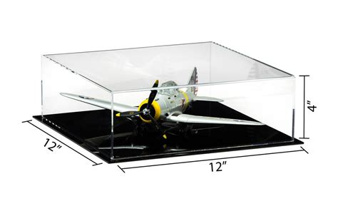 Deluxe Clear Acrylic Model Plane Display Case Etsy