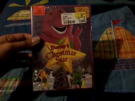 Barney S Christmas Star DVD Unboxing YouTube