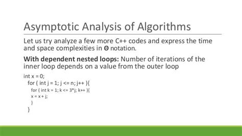 Lecture 5 Asymptotic Analysis Of Algorithms