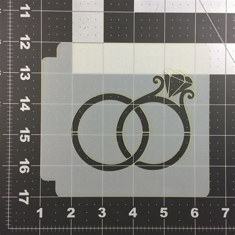 Wedding Rings 100 Stencil