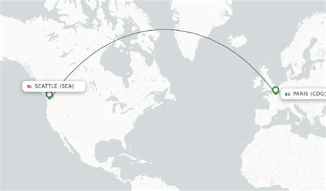 Direct Non Stop Flights From Seattle To Paris Schedules