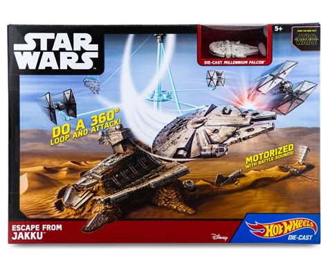 Hot Wheels Star Wars Escape From Jakku Play Set Catch Au
