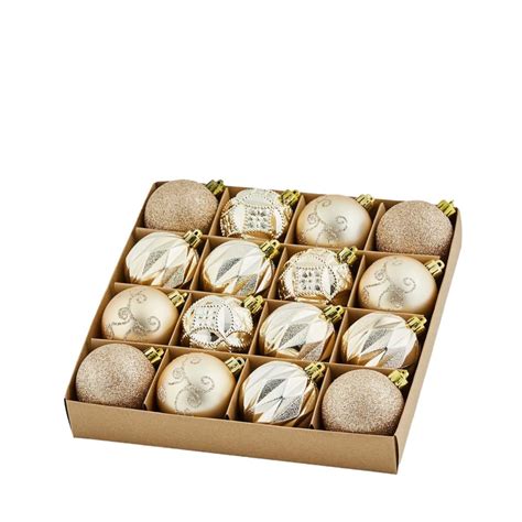 Boules De No L En Plastique Couleur Champagne Pendentifs Mixtes D Cor S