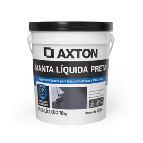 Manta L Quida Kg Preto Axton Leroy Merlin