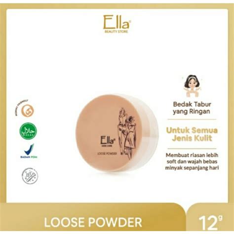 Jual Ella Skincare Loose Powder Bedak Tabur Ella Skincare Bedak Tabur