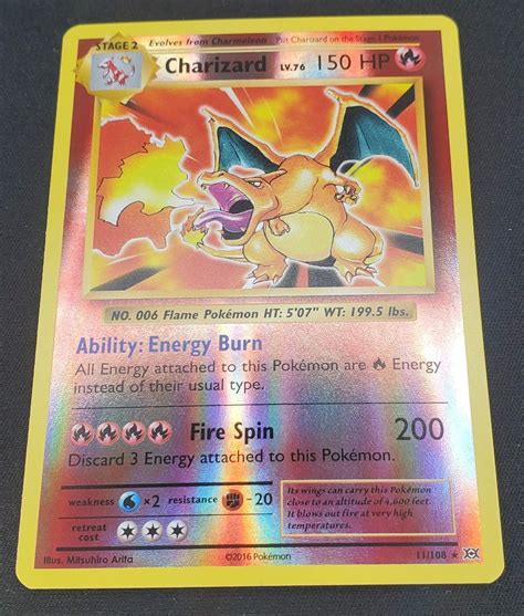 Amazon Pokemon Charizard Xy Evolutions Reverse Holo