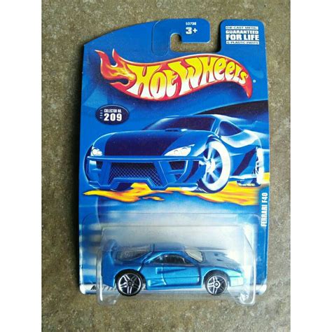 Carrinho Hot Wheels No Modelo Ferrari F Azul Shopee Brasil