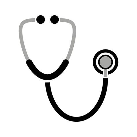 Stethoscope Icon White Background Stock Vector By ©robert6666 667560266