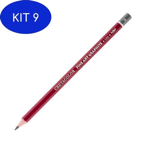 Kit Lapis Grafite Graduado Fine Art B Cretacolor L Pis