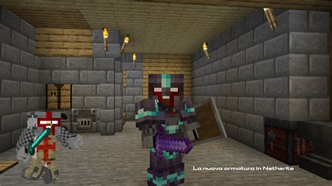 La Nuova Armatura In Netherite In Minecraft Youtube