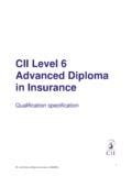 CII Level 6 Advanced Diploma In Insurance Cii Level 6 Advanced