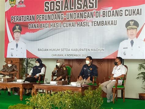 Cegah Keberadaan Rokok Ilegal Pemkab Madiun Sosialisasi Undang Undang