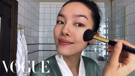 Model Fei Fei Sun Perform Skin-Care Magic | Beauty Secrets | Vogue