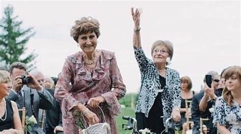 Bride And Groom Choose Flower Grannies Over Flower Girls Huffpost