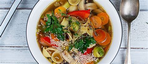 Gem Sesuppe Mit Teriyaki Sesam Sauce Kikkoman