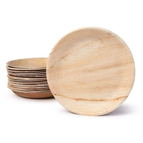 Areca Leaf Round Plate Ecobasket