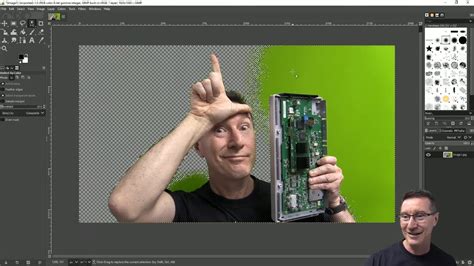 Remove Green Screen Background Using Gimp Youtube