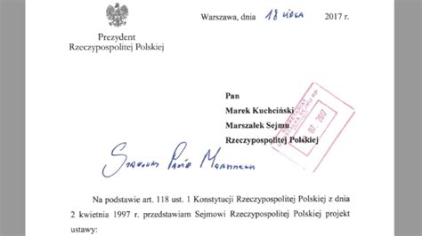 Prezydencki Projekt Ustawy O Krs Pdf Zobacz Dokument Wiadomo Ci