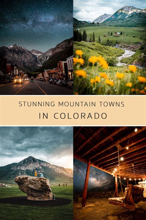 Best Mountain Towns In Colorado Artofit