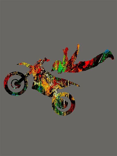 Dirt Bike Superman Collection Mixed Media By Marvin Blaine