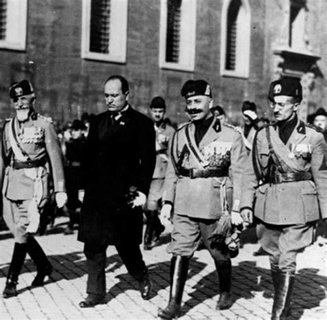 A Marcha Sobre Roma Do Partido Fascista De Mussolini