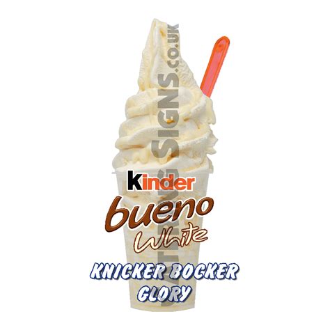 Kinder Bueno White KBG Catering Signs UK