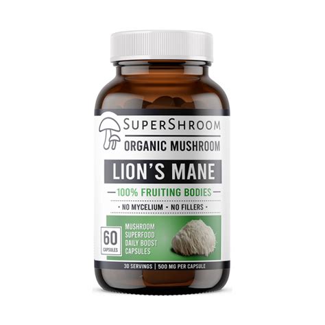 Organic Lion’s Mane Supplement Supershroom