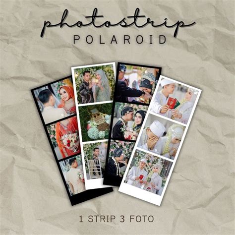 Jual Foto Polaroid Strip Cetak Photostrip Polaroid 3 Strip Foto Kodak