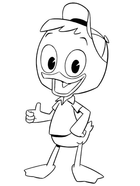 Pato Huey Da Ducktales Para Colorir Imprimir E Desenhar Colorir Me