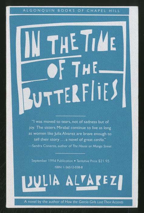 In The Time Of The Butterflies Julia Alvarez