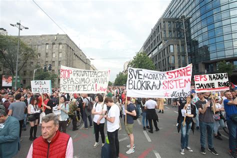 U toku je osmi protest Srbija protiv nasilja Današnju šetnju